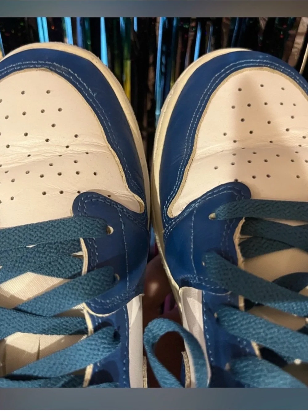 Jordan 1 low se industrial Blue Big Kids size 6 women’s 7 1/2